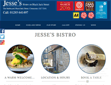 Tablet Screenshot of jessesbistro.co.uk